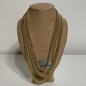 Vintage Monet 3 Strand Necklace
